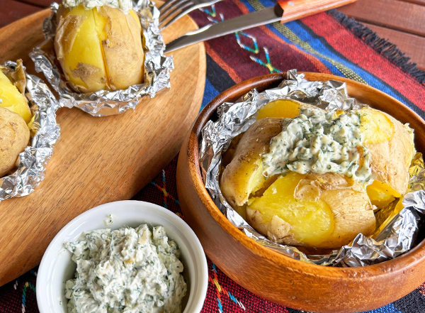 じゃがいものホイル焼き＆ディップソース
