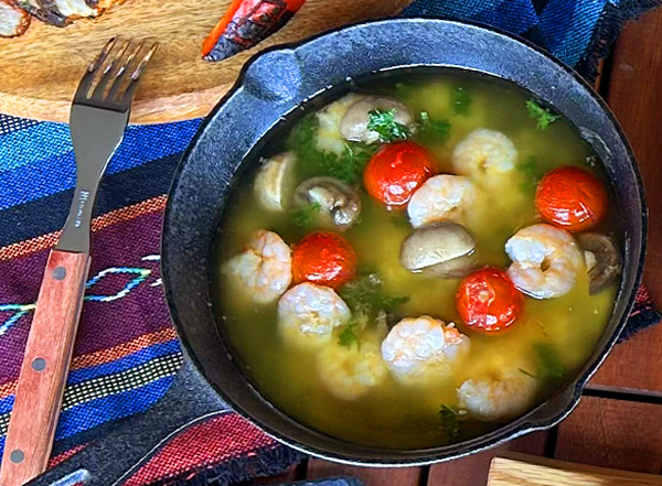 本山大蒜でお手軽本格アヒージョ！
