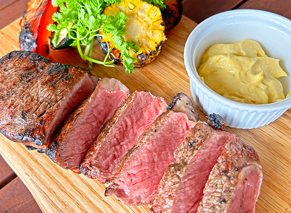 BBQのお肉にも合う！アイオリソース　　　　　　　　　　　　　　
