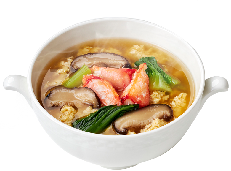 蟹と青梗菜のスープ（180g入り）