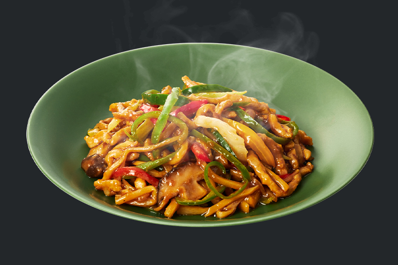 金華豚の青椒肉絲